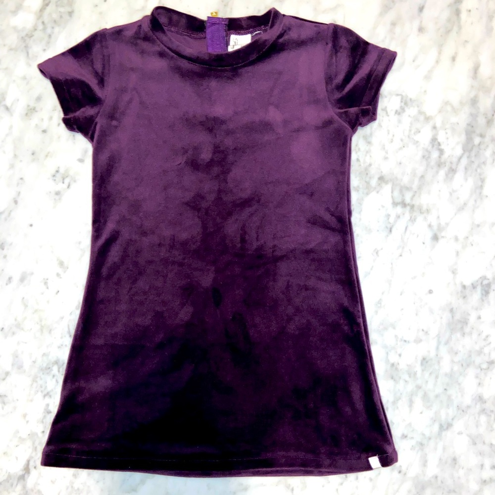 Little girls suede dress